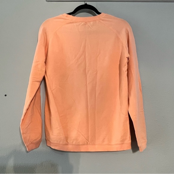 Sweaty Betty Light Orange Peach Crewneck Pullover Sweatshirt Size Small - Picture 5 of 7